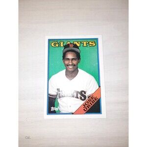1988 Topps Jose Uribe errors card-- Dont fall for fakes. Real One